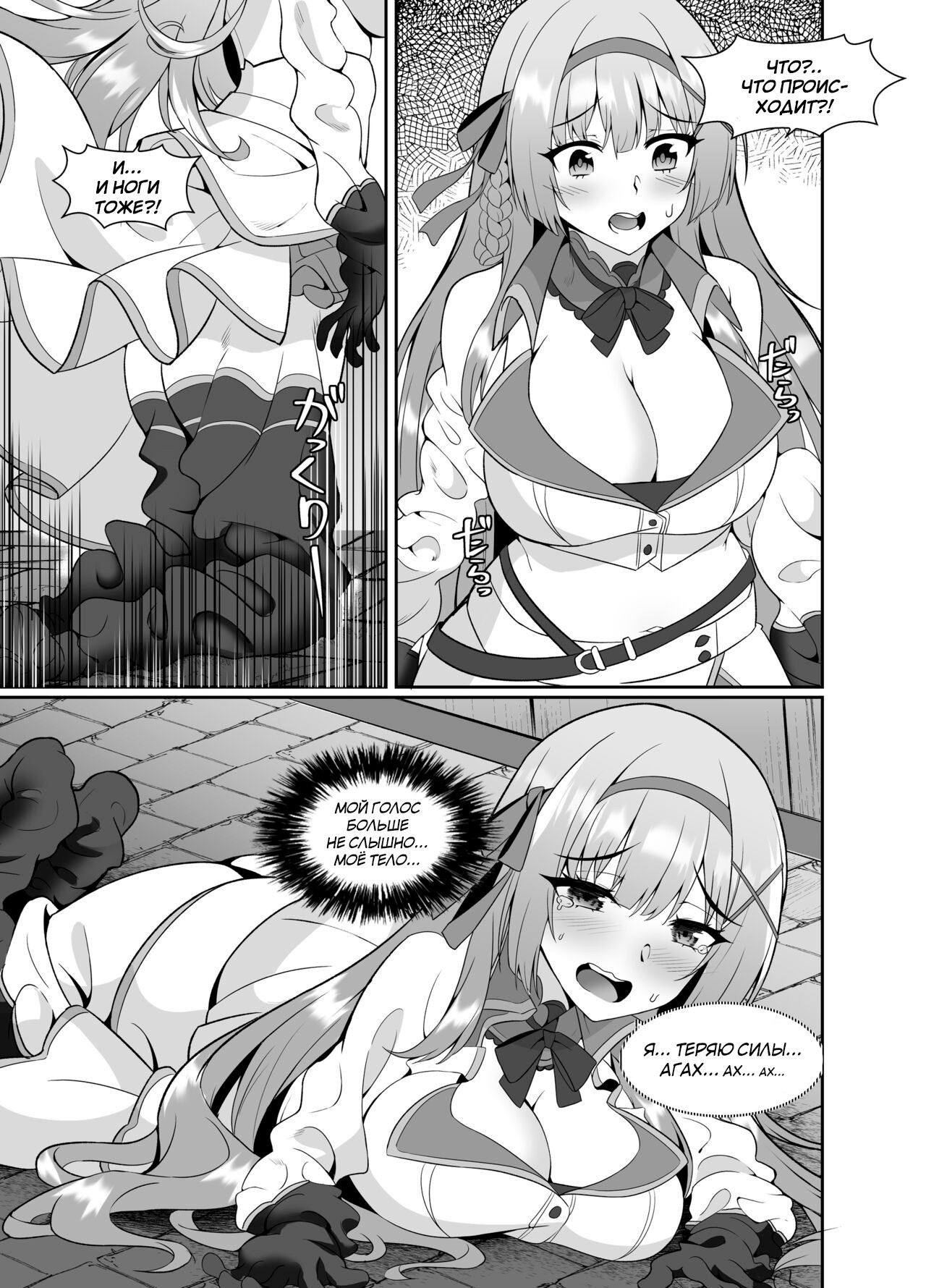 Hime-sama no Jinsei Itadakimasu -Kawa-ka Sarete Ossan ni Karada o Nottorarete Shimau Himekishi Monogatari- / Полученная жизнь принцессы - История о рыцаре-принцессе, которая превратилась в кожу, а её телом завладел один мужик 6