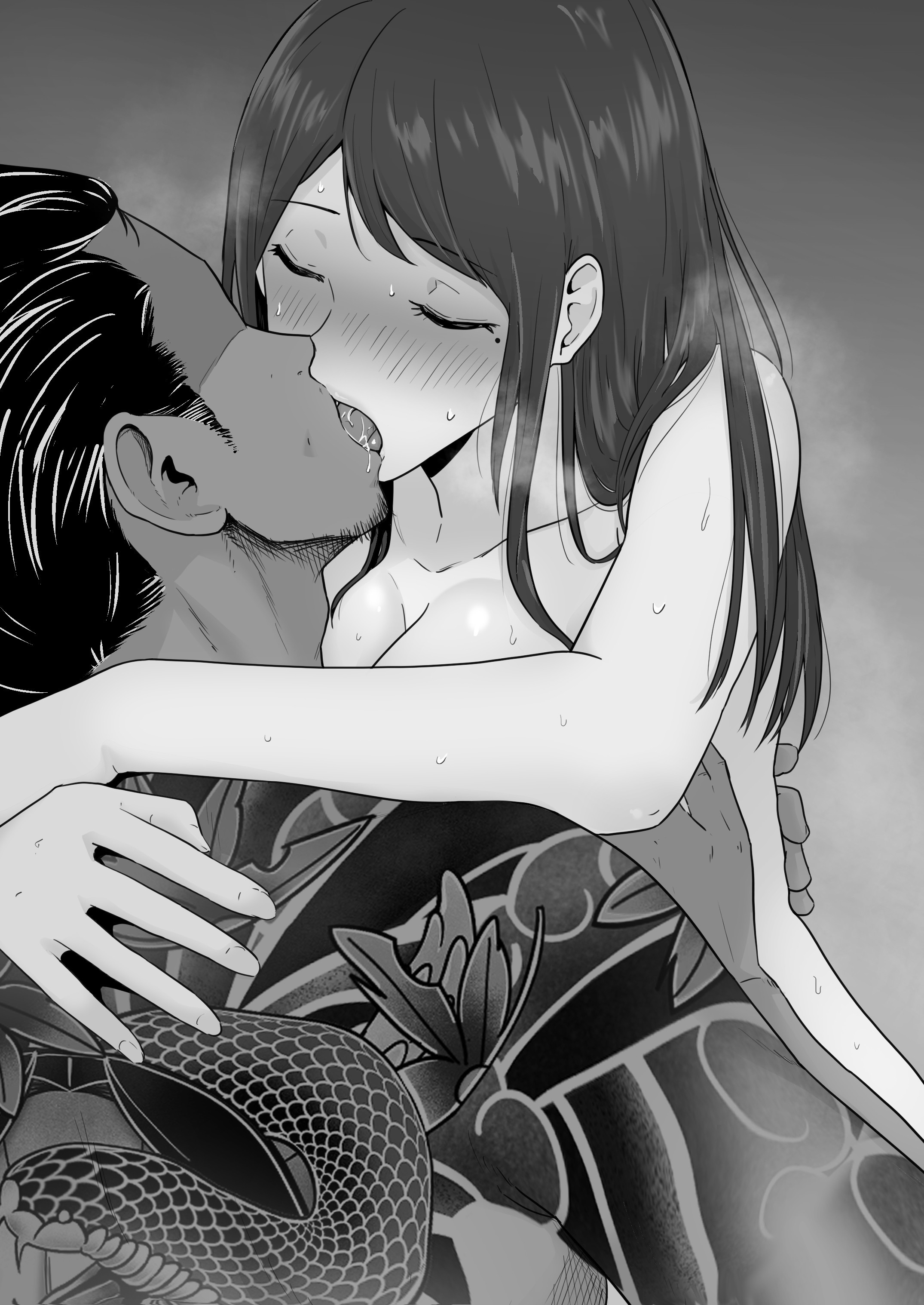 Hahaoya ga Yakuza to no Sex ni Hamatta Hanashi / Мать Пристрастившаяся к Сексу с Якудзой | Страница 39