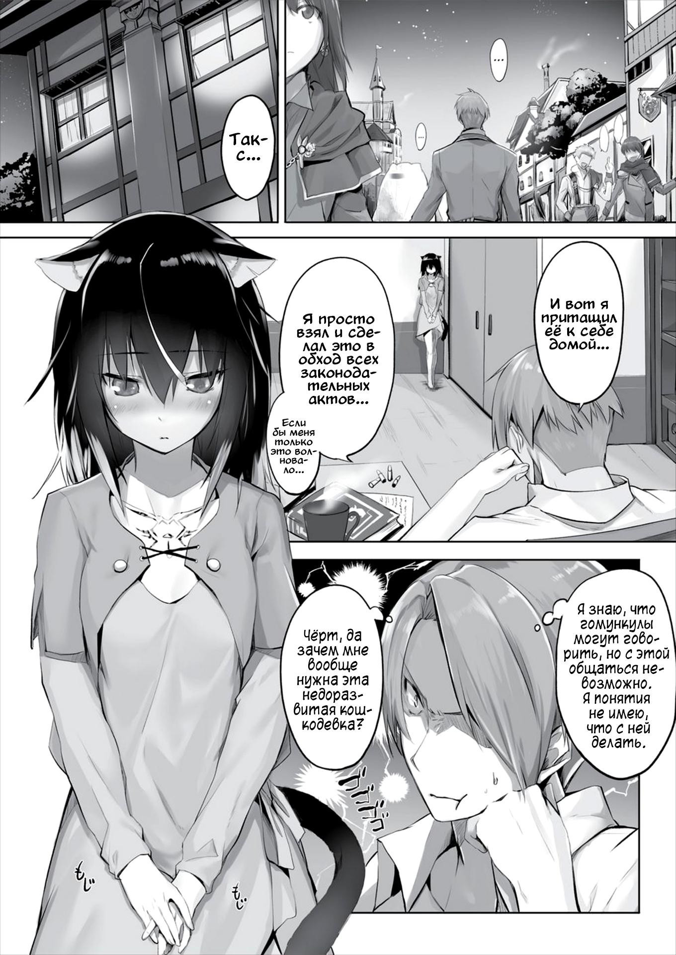 Orokamono wa Nekomimi Dorei ni Izon suru ~Hajimete no Choukyou Seikatsu~ № 1 / Кошкодевочки - это ложь 9